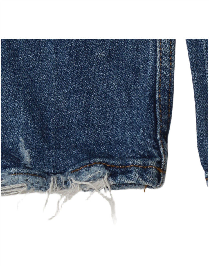 Zara Mens Straight Jeans EU 40 Médio W31 L26 Azul