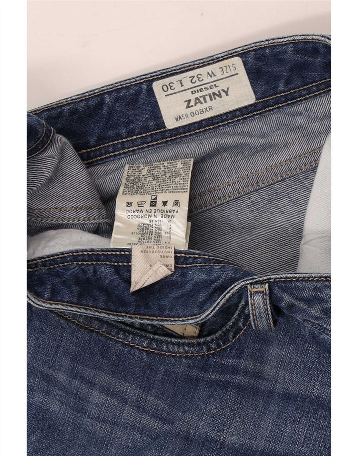 Diesel Masculino Zatiny Bootcut Jeans W32 L30 Azul Algodão