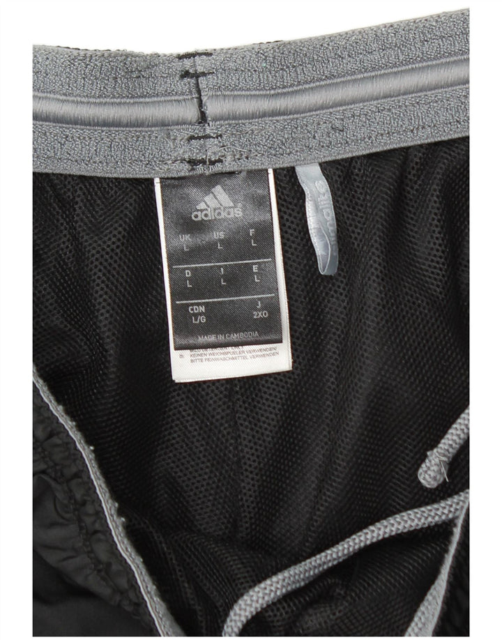 ADIDAS Mens Climalite Sport Shorts Grande Poliéster Preto