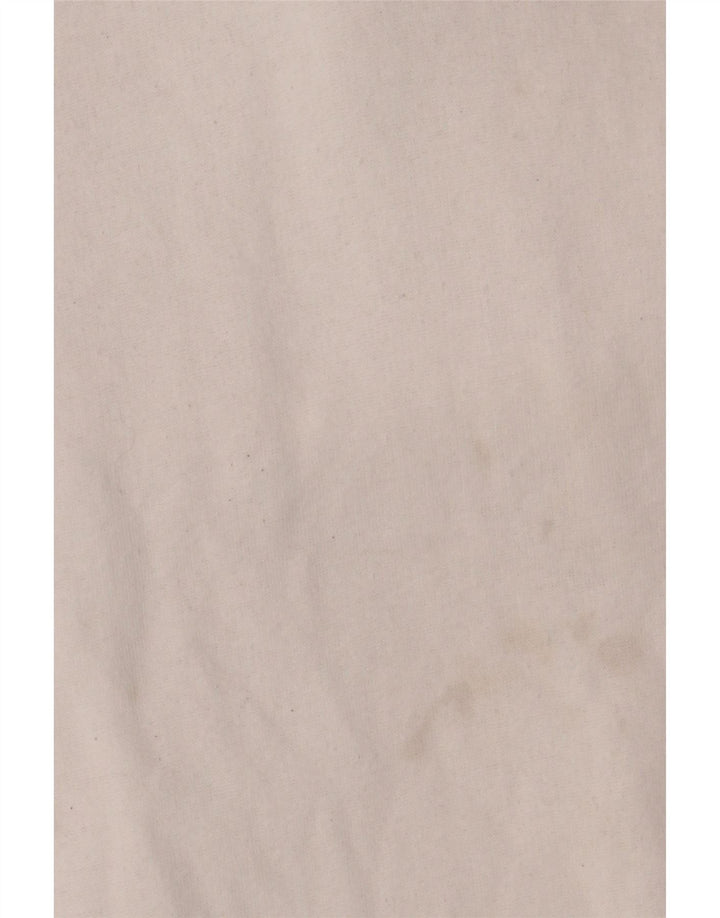 CHAMPION Suéter gráfico masculino com capuz médio branco colorblock