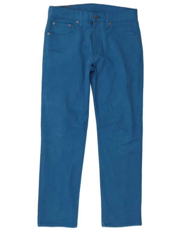 Calça casual masculina Levi's 502 Tapered W30 L30 azul algodão