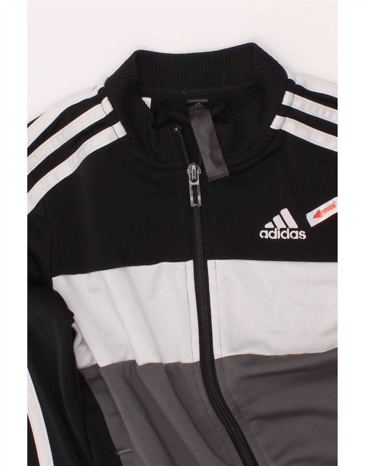 Jaqueta Adidas Meninos Treino Top 5-6 Anos Preto Colorblock Poliéster