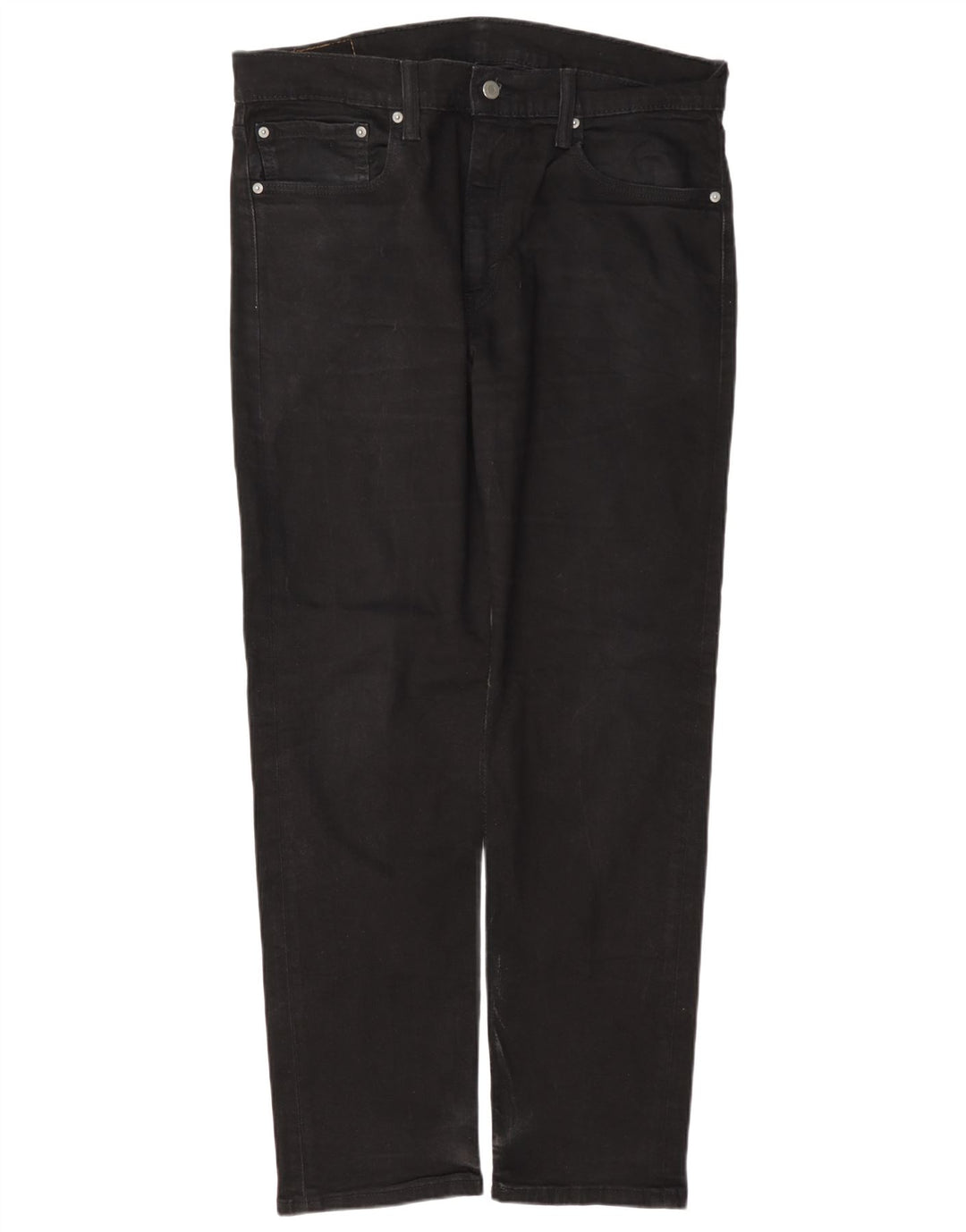 Levi's Masculino 502 Tapered Jeans W36 L32 Algodão Preto