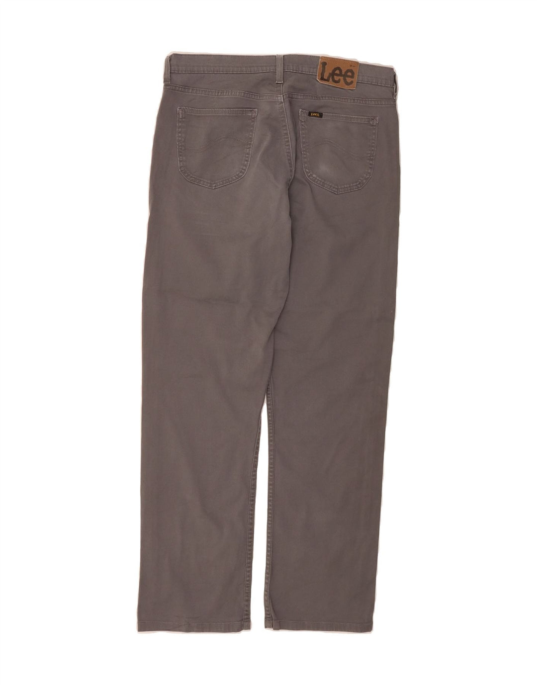LEE Mens Brooklyn Straight Casual Trousers W36 L31 Grey Cotton Vintage Lee and Second-Hand Lee from Messina Hembry 