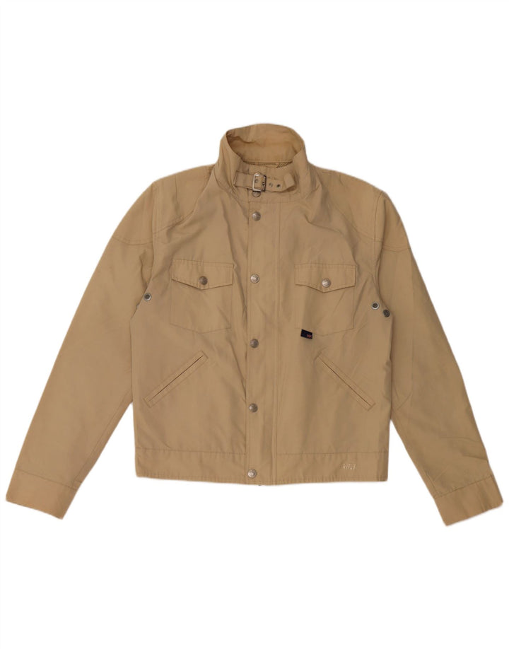 Jaqueta utilitária masculina Rifle UK 38 poliéster bege médio
