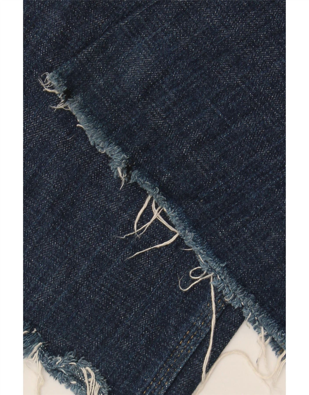 CARHARTT Calça jeans feminina cargo reta W34 L28 algodão azul marinho