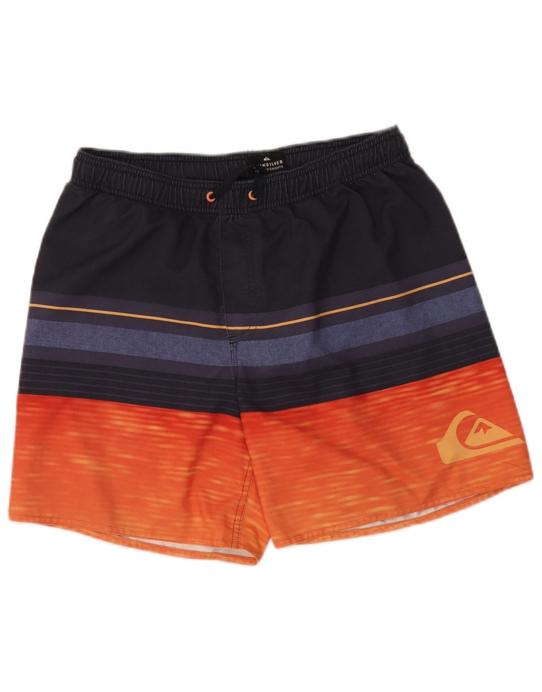 Shorts de natação masculino Quiksilver Graphic médio listrado multicolorido