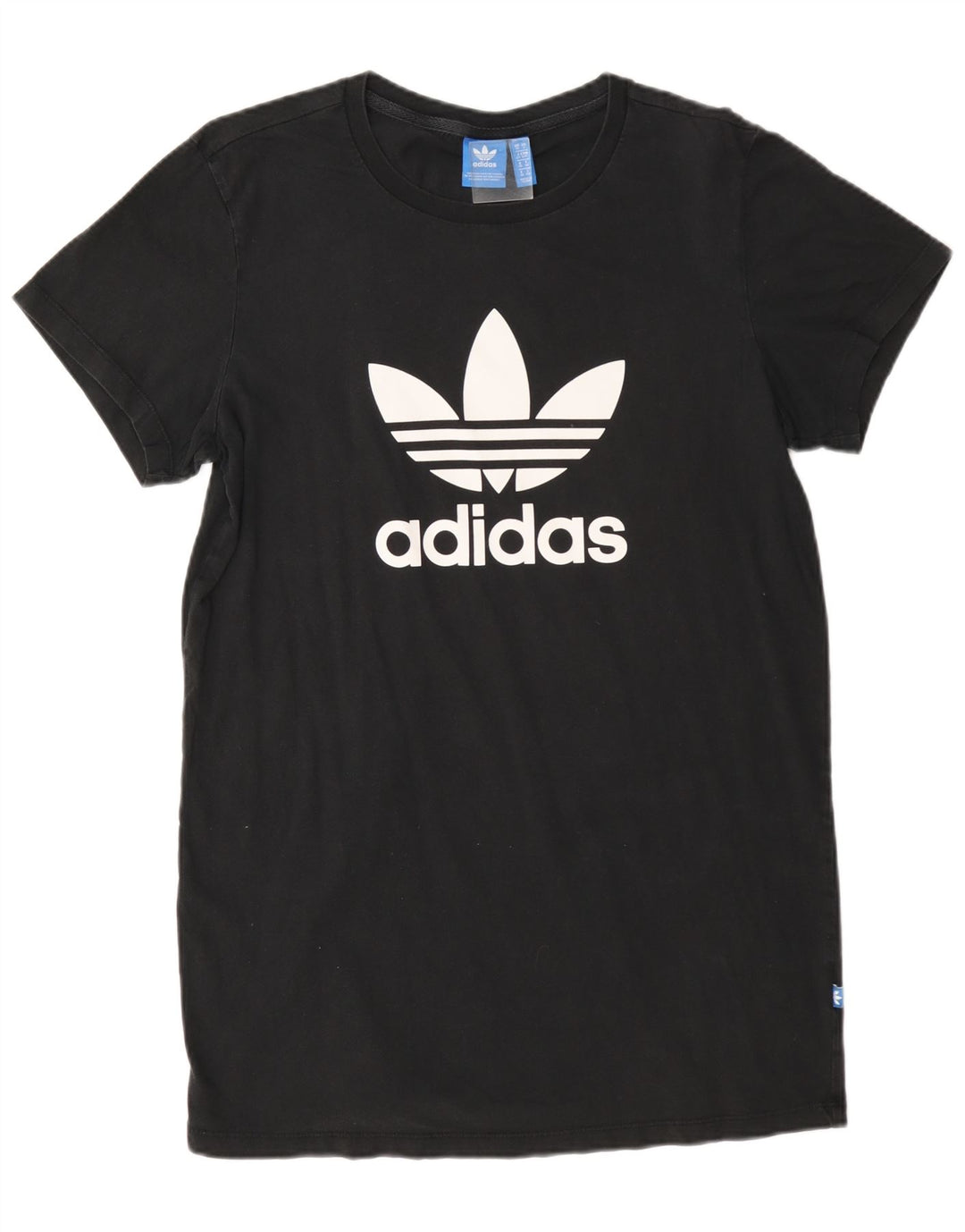 Camiseta Adidas Feminina Oversized Graphic Top UK 10 Pequena Preta