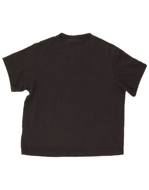 Camiseta Adidas Feminina Oversized Top UK 10 Pequena Algodão Preto