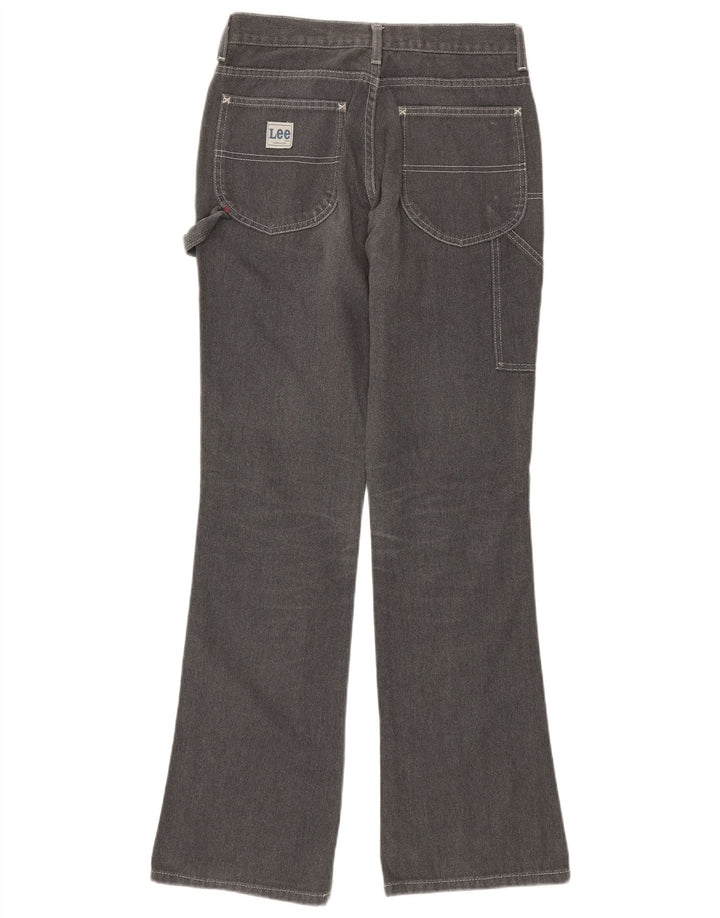Calça jeans feminina LEE Carpenter Flared W30 L33 cinza algodão