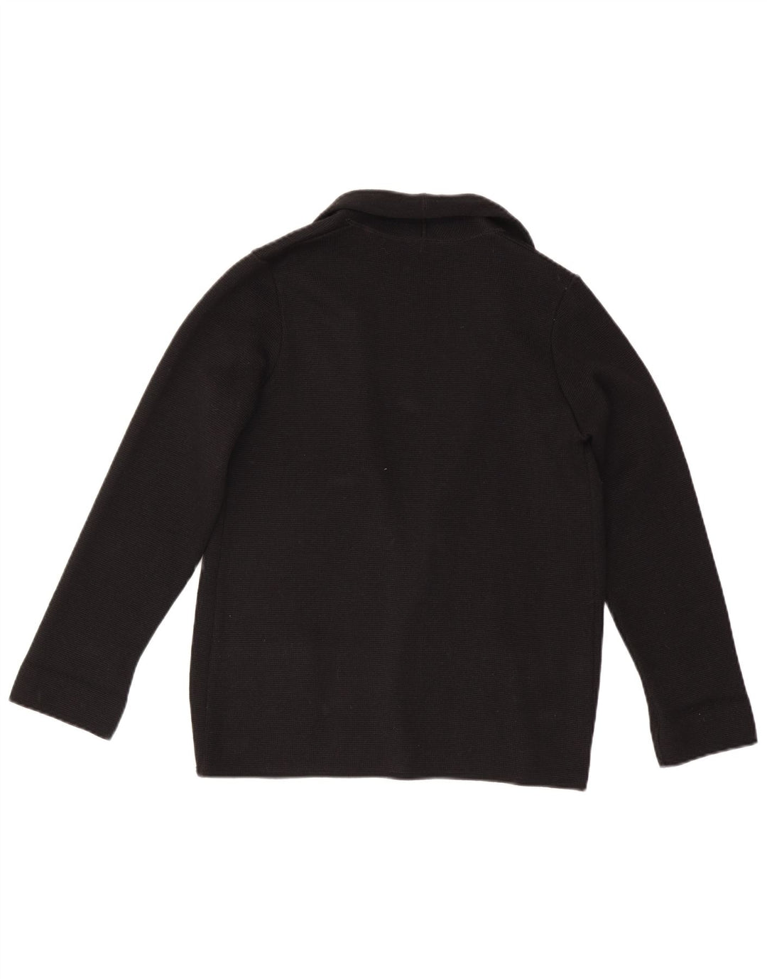 Suéter cardigã feminino vintage IT 46 grande preto