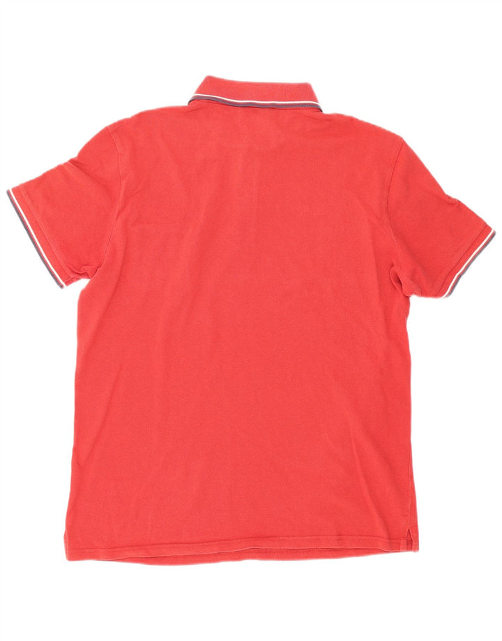 Camisa polo masculina Trussardi 2XL listrada vermelha