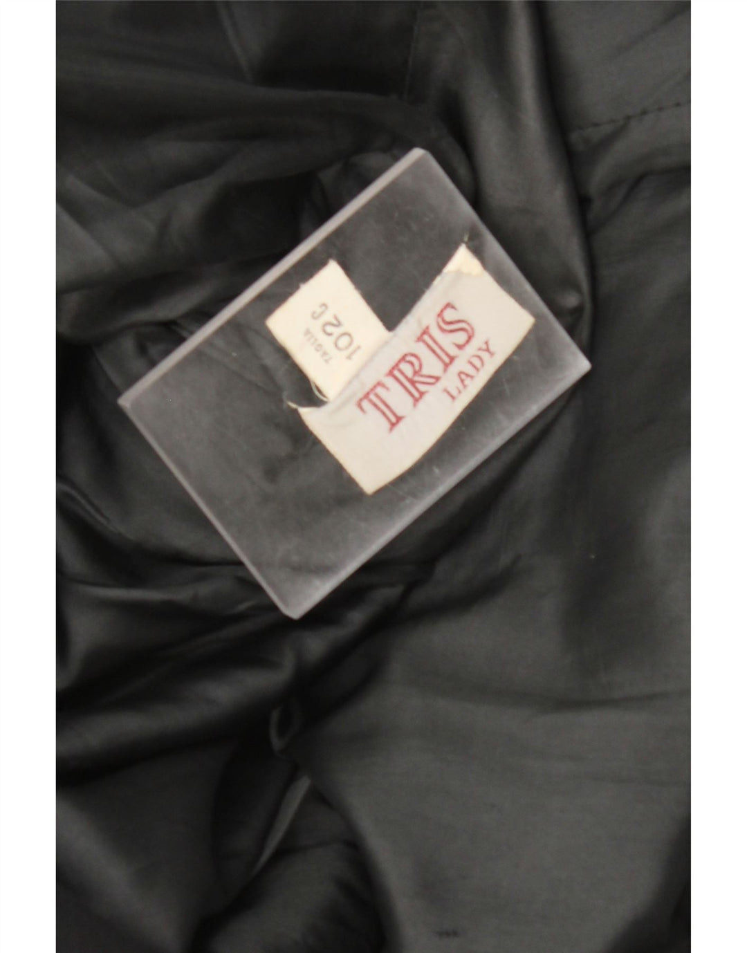 Sobretudo feminino VINTAGE UK 14 médio preto