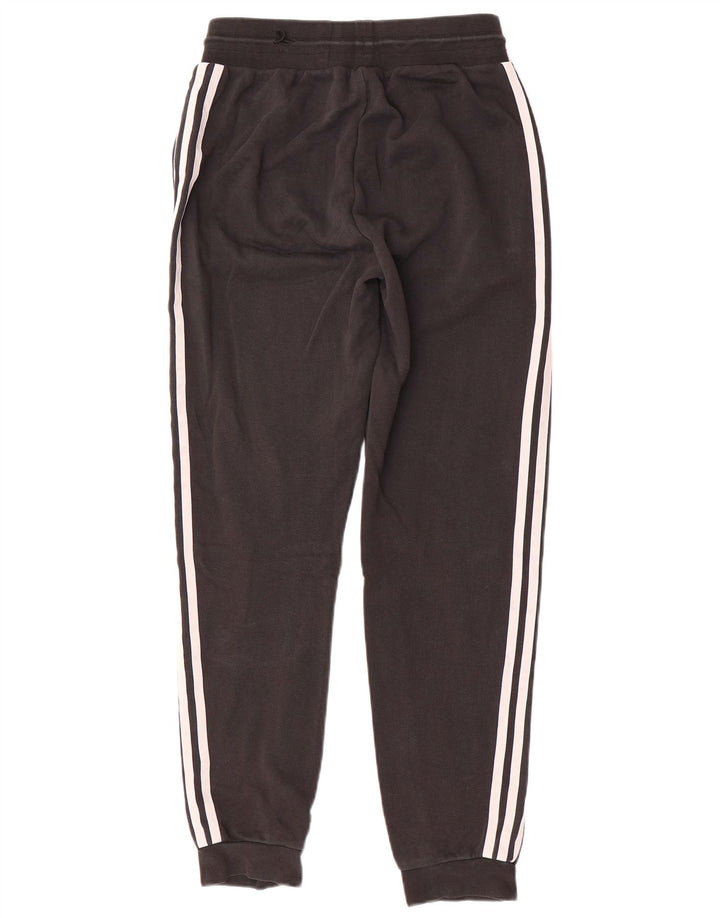 ADIDAS Womens Tracksuit Pants Joggers UK 10 Pequeno Poliéster Preto