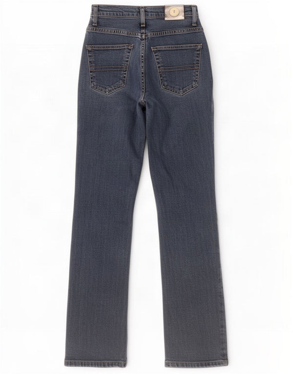 Jeans Bootcut feminino Trussardi W26 L29 algodão azul marinho