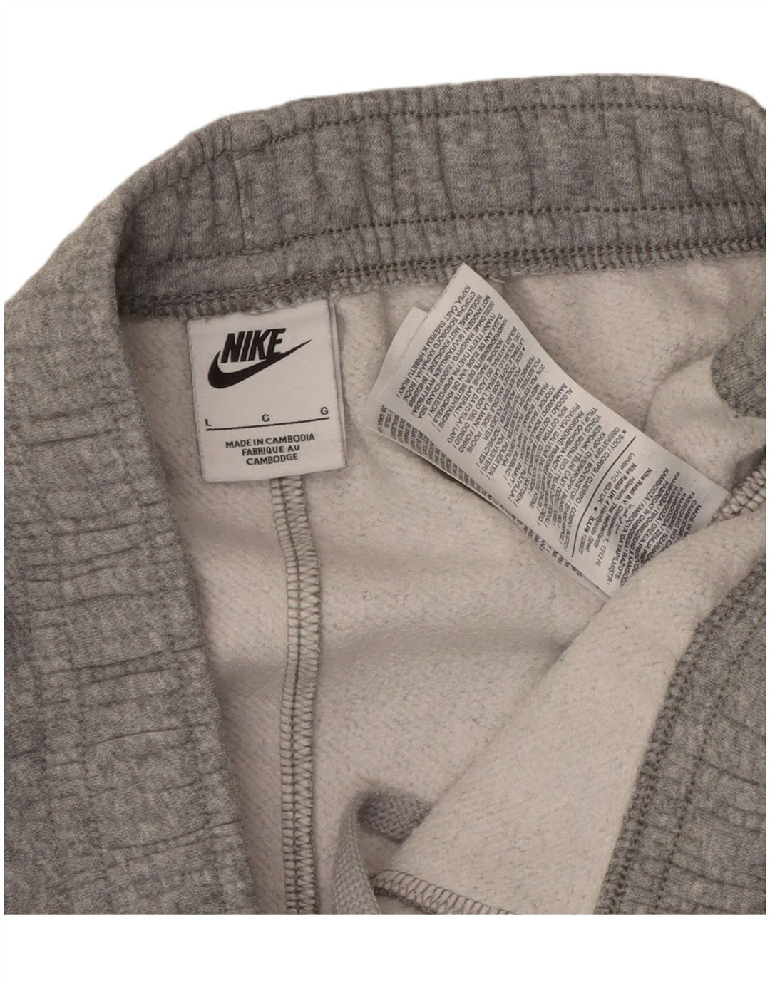 Calça esportiva Nike masculina Cargo Joggers grande algodão cinza