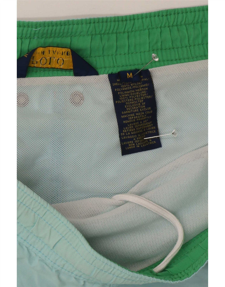 Polo Ralph Lauren Shorts de natação masculino médio azul nylon