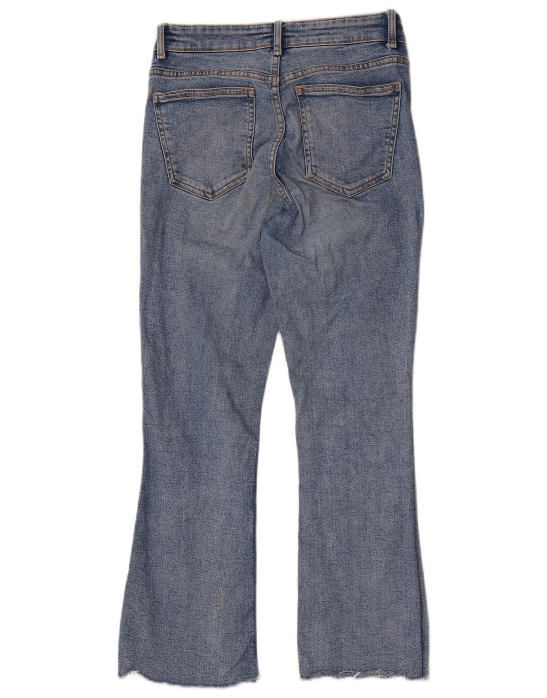 Zara Jeans Bootcut Feminino EU 38 Pequeno W28 L26 Azul Algodão