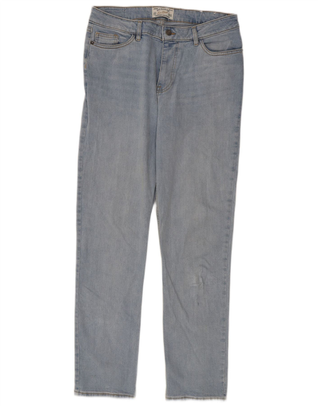 Calça jeans feminina Fat Face Chesham Girlfriend Slim UK 12 médio W32 L29 azul