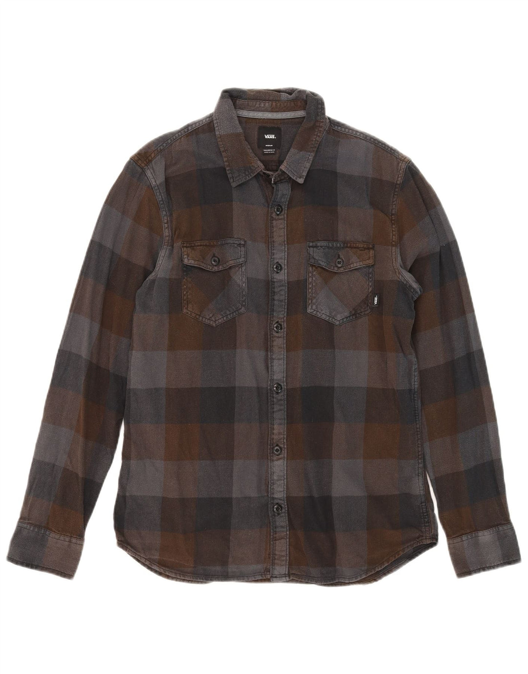 Camisa masculina Vans Tailored Fit flanela média multicolorida xadrez algodão