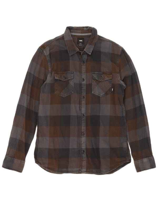 Camisa masculina Vans Tailored Fit flanela média multicolorida xadrez algodão