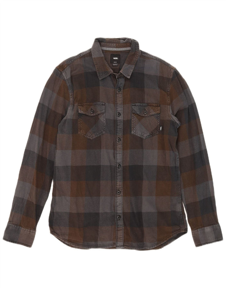 Camisa masculina Vans Tailored Fit flanela média multicolorida xadrez algodão