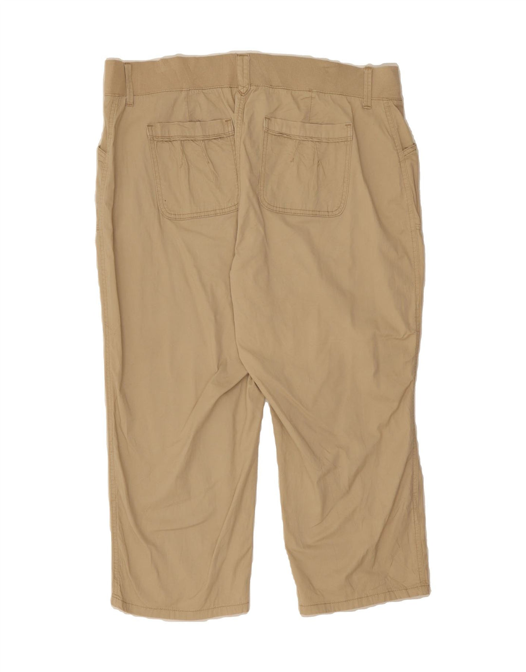 LEE Womens Relaxed Fit Capri Trousers US 20 3XL W40 L23 Beige Cotton Vintage Lee and Second-Hand Lee from Messina Hembry 