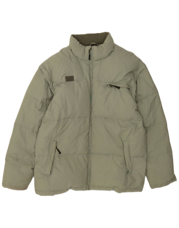 Jaqueta acolchoada masculina Fila UK 44 2XL poliamida verde