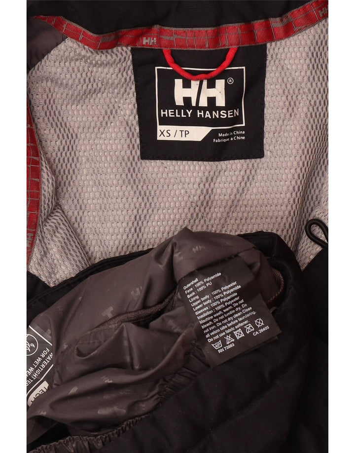 Jaqueta corta-vento masculina HELLY HANSEN gráfico Reino Unido 34 XS preto colorblock
