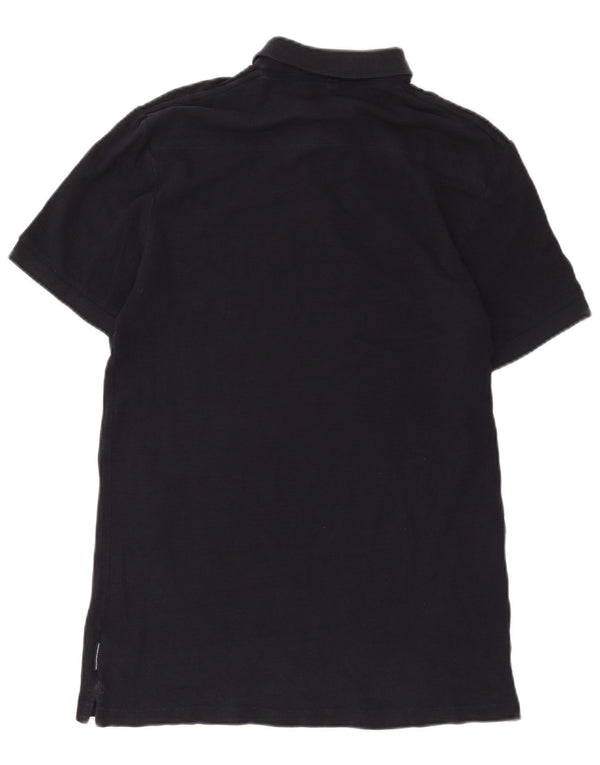 Camisa polo masculina regular French Connection de algodão azul marinho médio