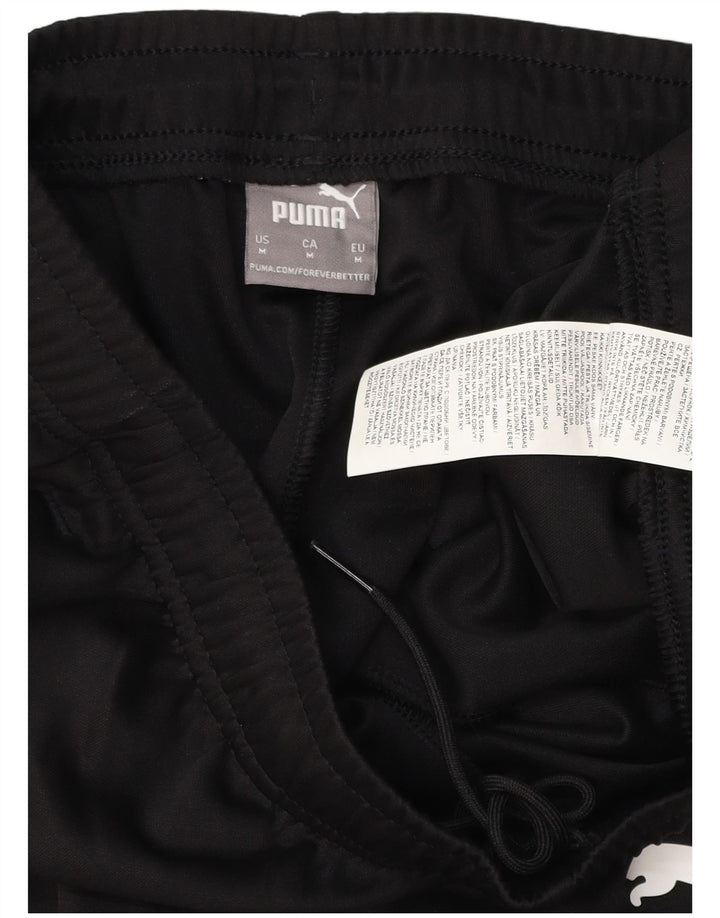 Calça de treino masculina Puma médio preto colorblock poliéster