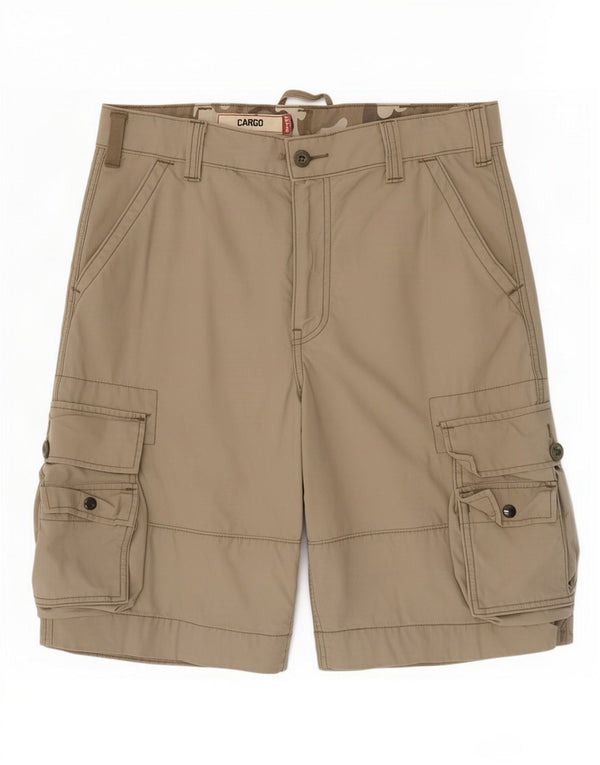 Shorts cargo masculino Levi's médio W32 algodão cáqui