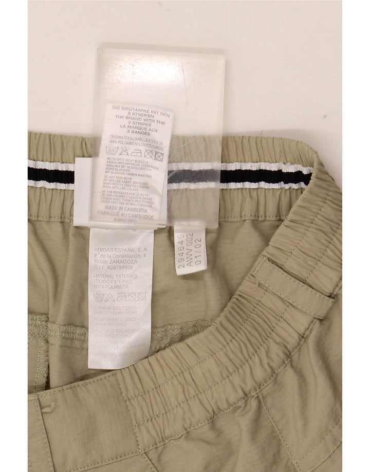 Adidas Mens Chino Shorts W36 Grande Bege Poliamida