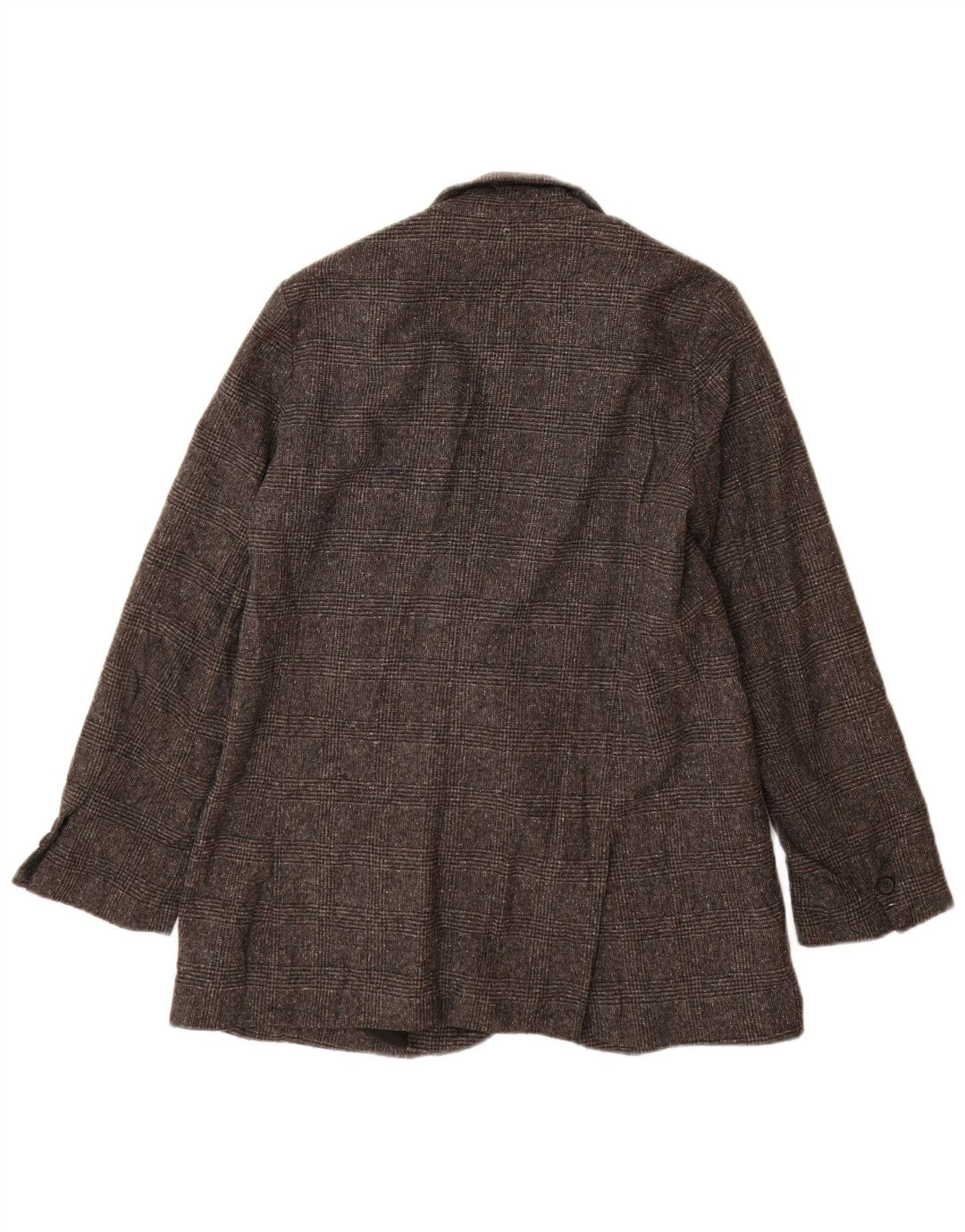 Jaqueta blazer oversized Zara feminina com 1 botão Reino Unido 10 pequeno cinza houndstooth