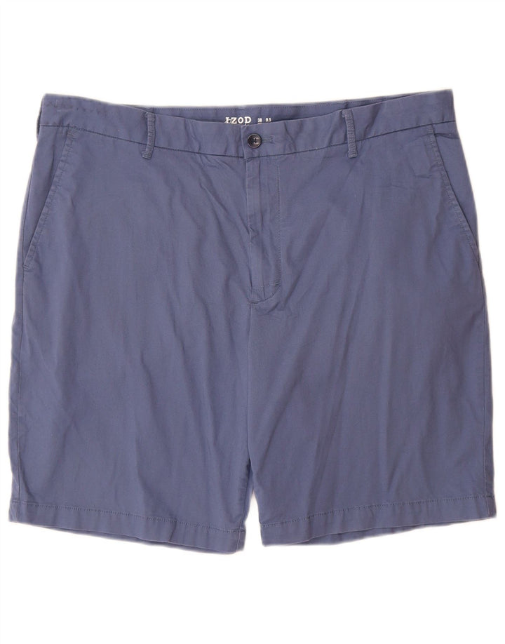 Shorts chino masculino IZOD água salgada W38 XL algodão azul