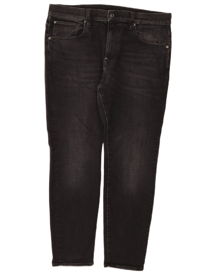 G-Star Masculino Slim Jeans W36 L30 Algodão Preto