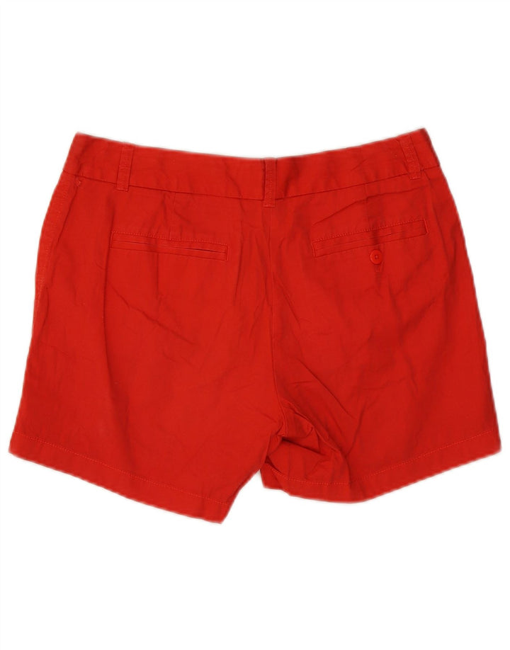 J. Crew Shorts Chino Feminino US 4 Pequeno W30 Algodão Vermelho