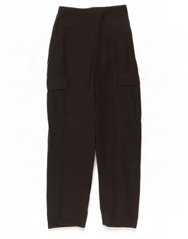 Calça cargo feminina Zara cintura alta pequena W26 L24 preta