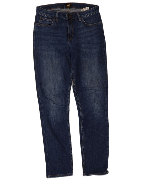 Lee Womens Elly Slim Jeans W28 L31 Azul Marinho Algodão