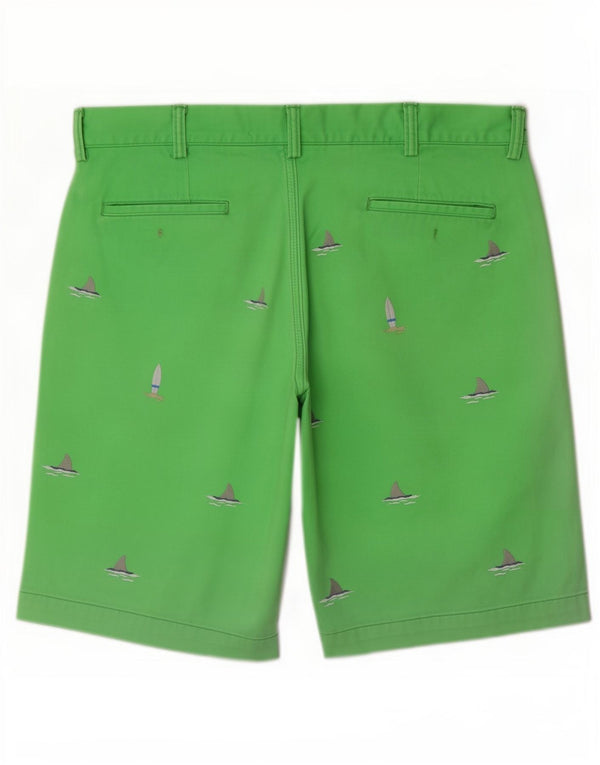 Polo Ralph Lauren Masculino Classic Fit Chino Shorts XL W38 Verde Manchado Praia