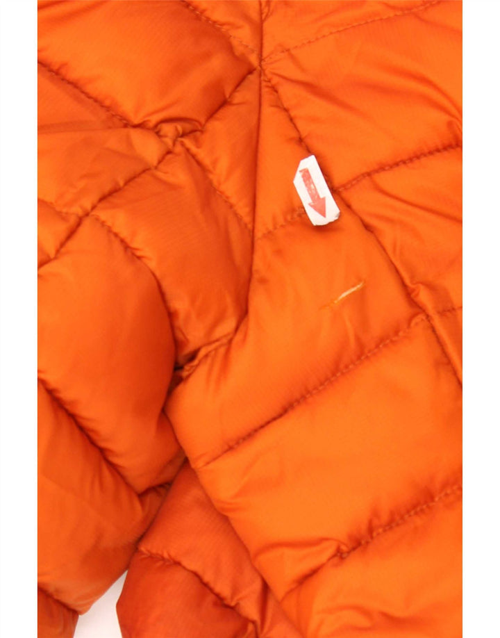 Jaqueta acolchoada com capuz masculina North Sails UK 40 poliéster laranja grande