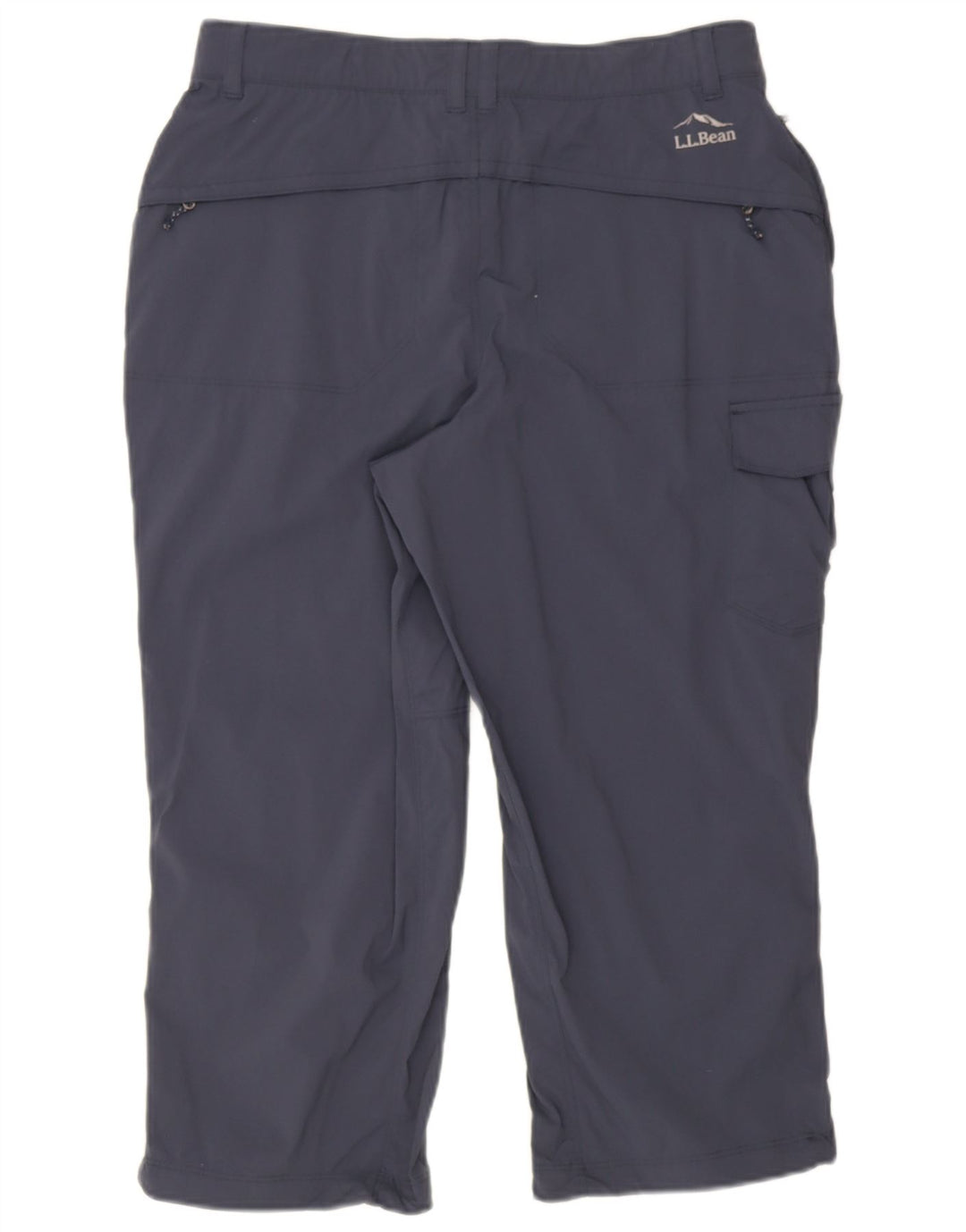 Calça Cargo Capri Masculina L.L.Bean Médio W32 L22 Azul Marinho Nylon