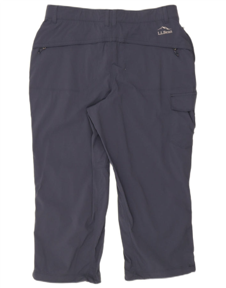 Calça Cargo Capri Masculina L.L.Bean Médio W32 L22 Azul Marinho Nylon