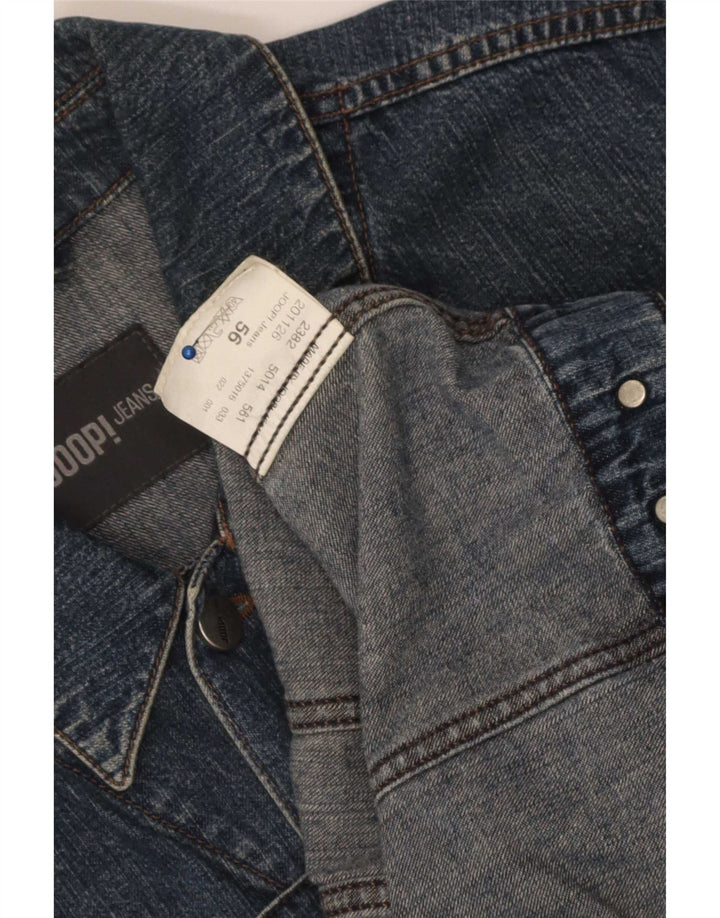 Jaqueta jeans feminina Joop IT 56 3XL algodão azul