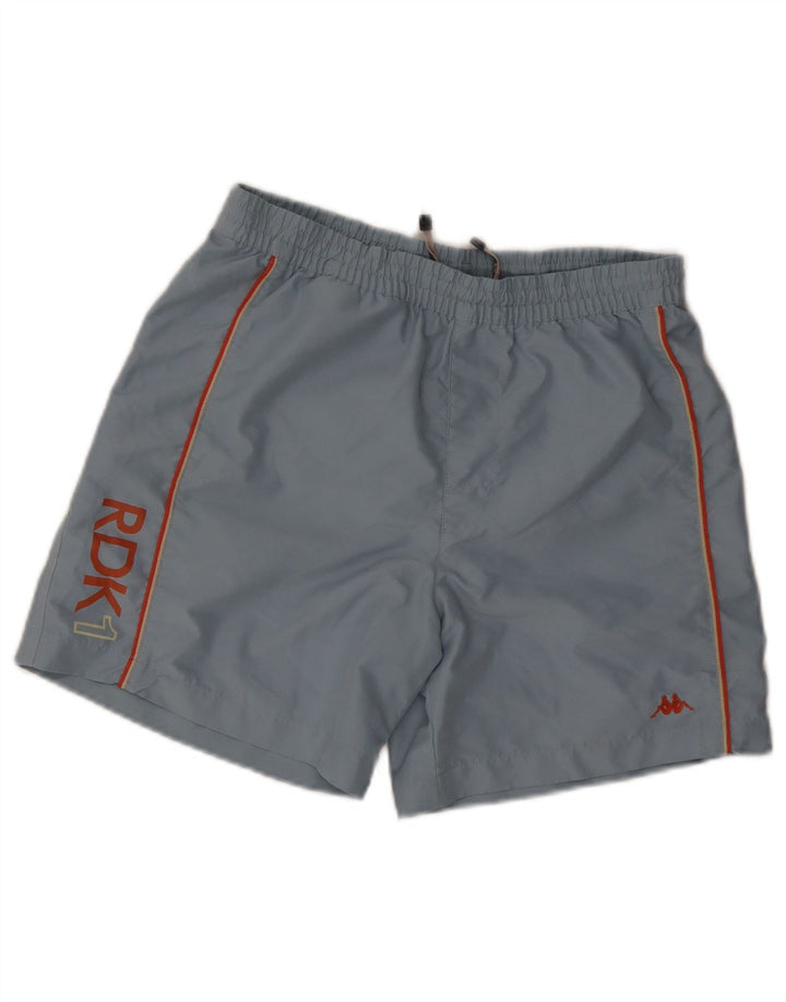 Shorts de natação masculino Kappa Graphic pequeno azul