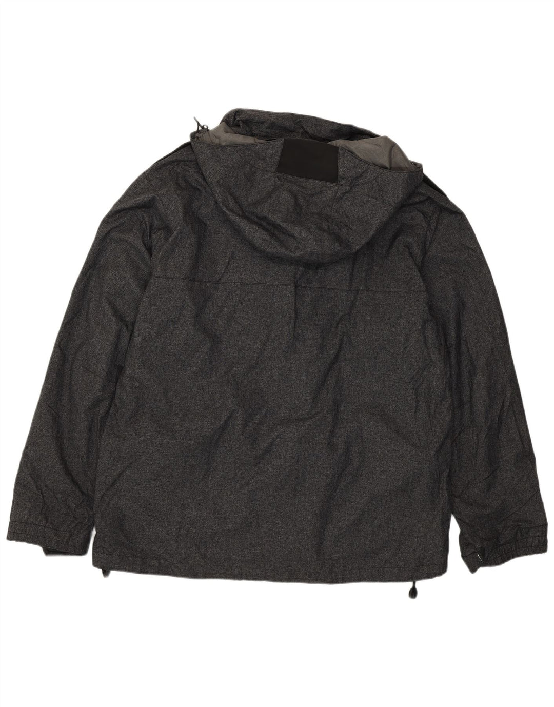 Jaqueta utilitária masculina Columbia com capuz UK 40 grande poliamida cinza