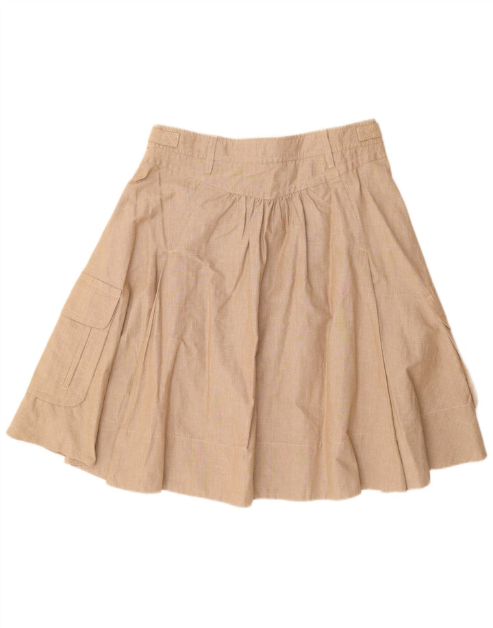 Saia cargo feminina Marlboro Classics EU 40 Médio W30 Bege Gingham