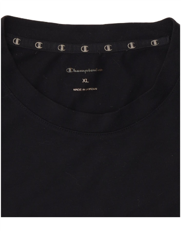 Camiseta gráfica masculina Champion XL azul marinho