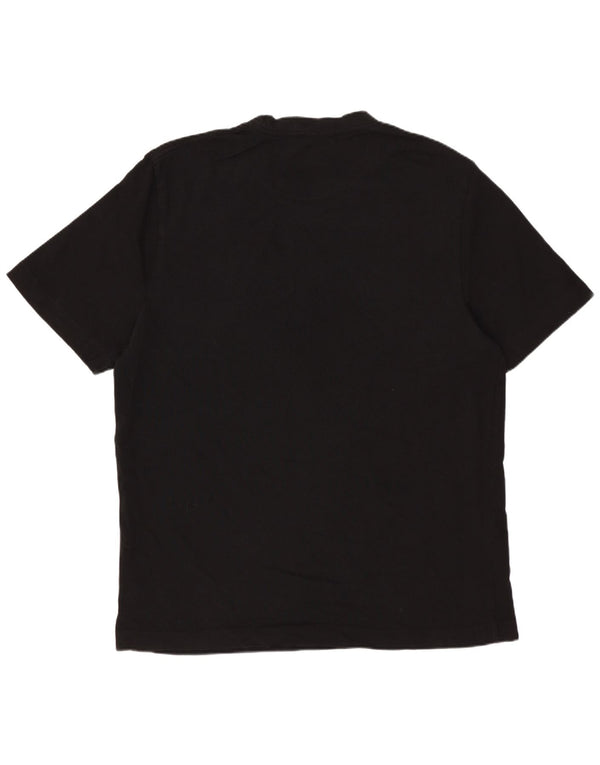 Camiseta masculina ZARA Top XL algodão preto