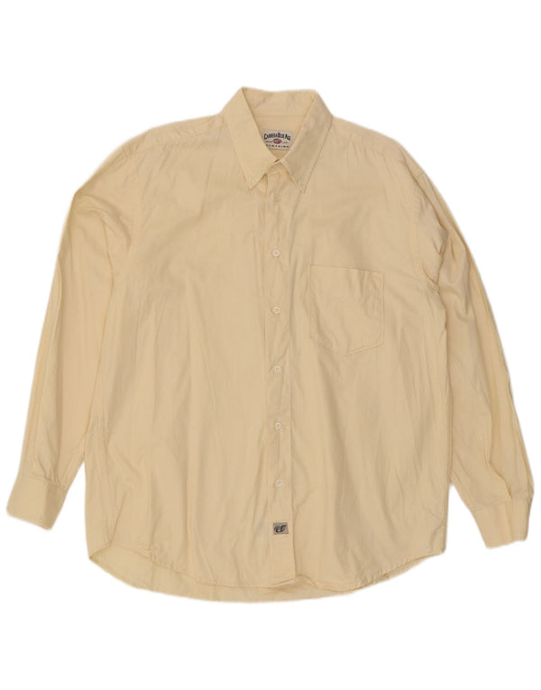 Camisa masculina Carrera XL algodão amarelo
